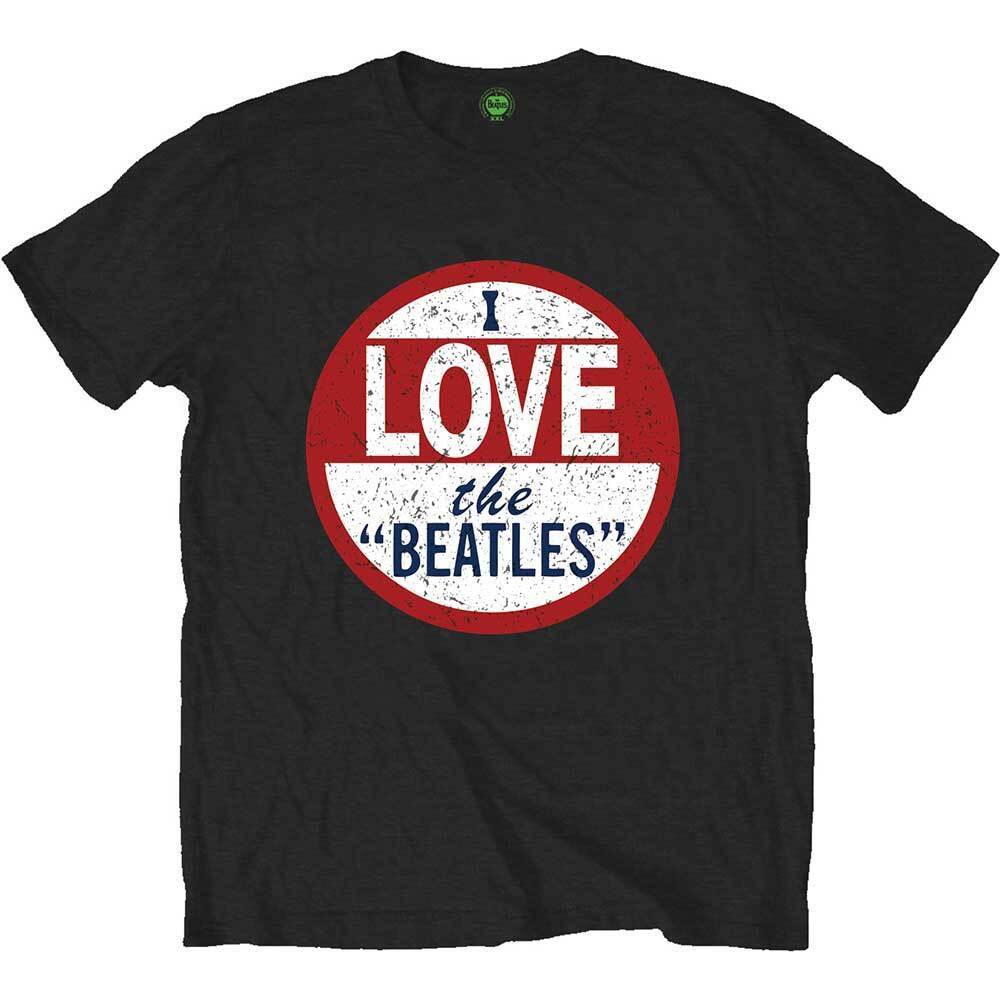 Футболка унисекс The Beatles I Love The Beatles S