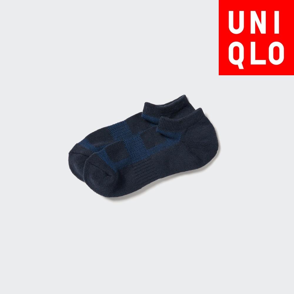 Короткие носки UNIQLO JAPAN с ворсом и сеткой 00 WHITE/2527