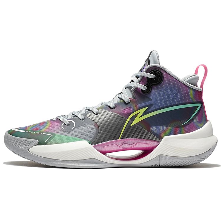 Кроссовки для баскетбола Li Ning Ultra Light Series, удобные, амортизирующие, нескользящие, износостойкие, дышащие, с поддержкой, средней высоты, мужские кроссовки ABAS027-6 42⅓
