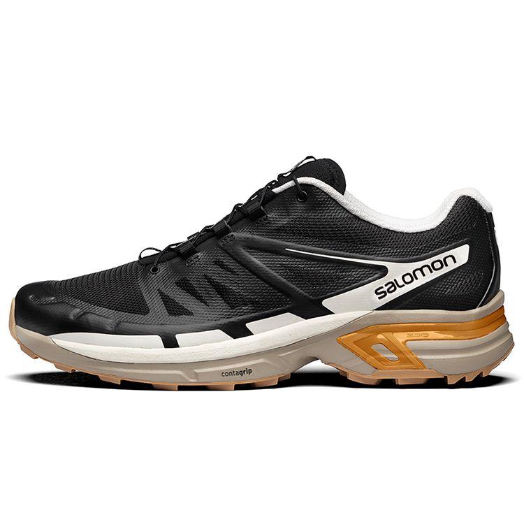 Кроссовки унисекс Salomon XT-Wings 2 ADV Black Gum Vintage-Хаки 412512 43⅓