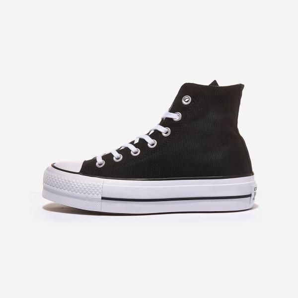 Туфли Converse Chuck Taylor All-Star Lift Canvas Black High 560845C на плоской подошве 220