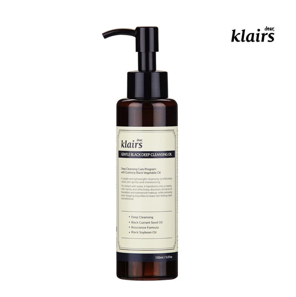 KLAIRS Gentle Black Deep Cleansing Oil 150 мл.