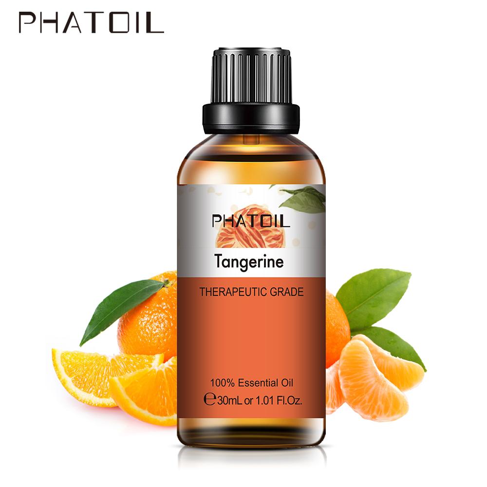 PHATOIL 30 мл эфирное масло мандарина Ароматерапия для свежего воздуха Диффузор Удаление усталости Снятие стресса DIY Фруктовые духи Арома-масло 1 PC