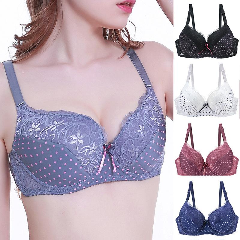 Новые кружевные бюстгальтеры нижнее белье для женщин Push Up Lingerie 75B белый