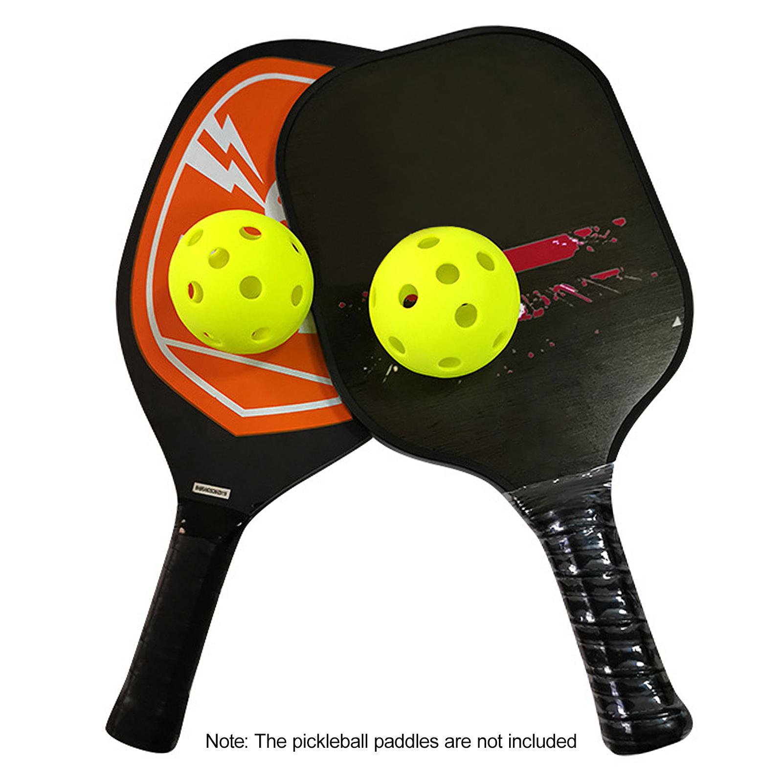 Крытые мячи Pickleball на 26 лунок для крытой площадки 6 жёлтый