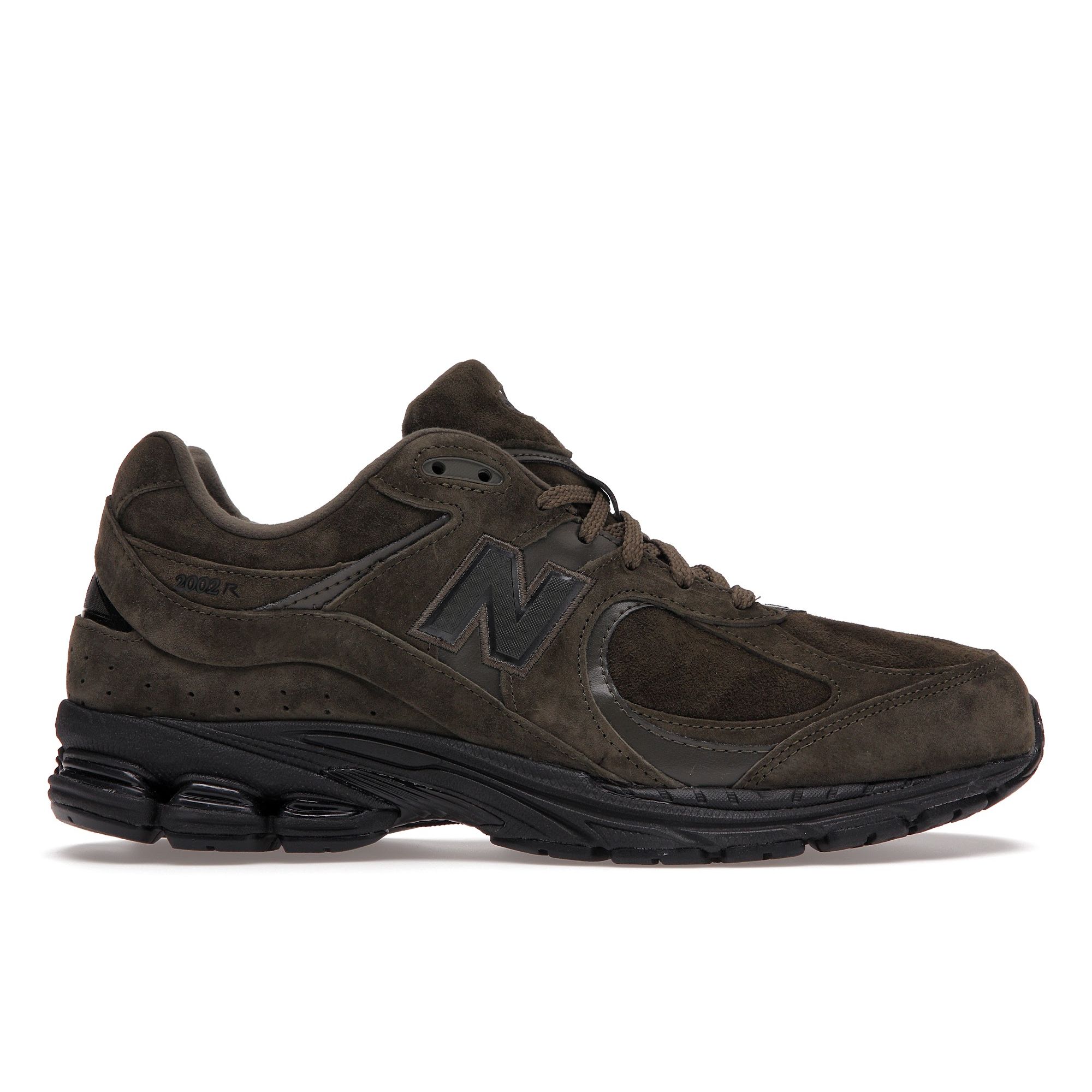 Кроссовки унисекс New Balance 2002R Olive Зеленые Оливково-зеленые Черные ML2002RM 40