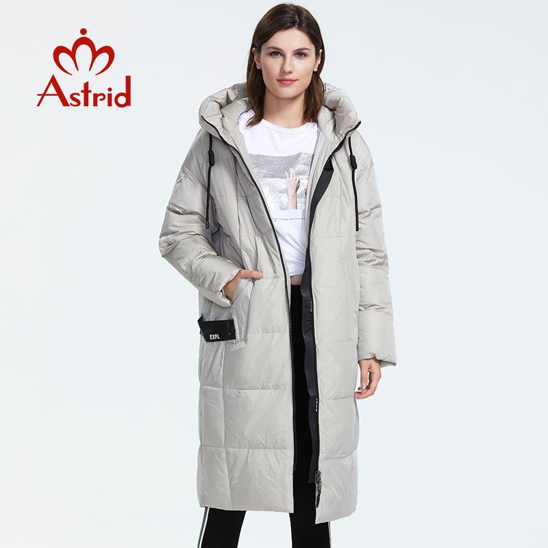 Astrid Тёплое ветрозащитное пальто с капюшоном L чёрный