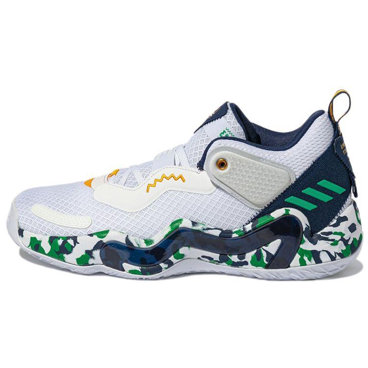 Адидас ДОН. Выпуск №3 Мужские кроссовки GCA Utah Jazz White Cloud-White Team-Navy GV7258 40⅔