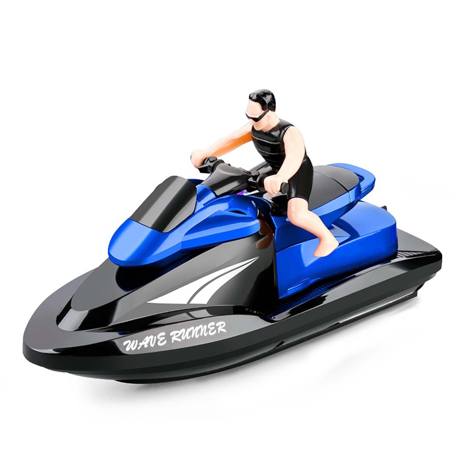809 RC моторная лодка RC лодка высокоскоростная лодка с дистанционным управлением для бассейнов и озер 2,4 ГГц водонепроницаемая игрушка для red 1 battery красный