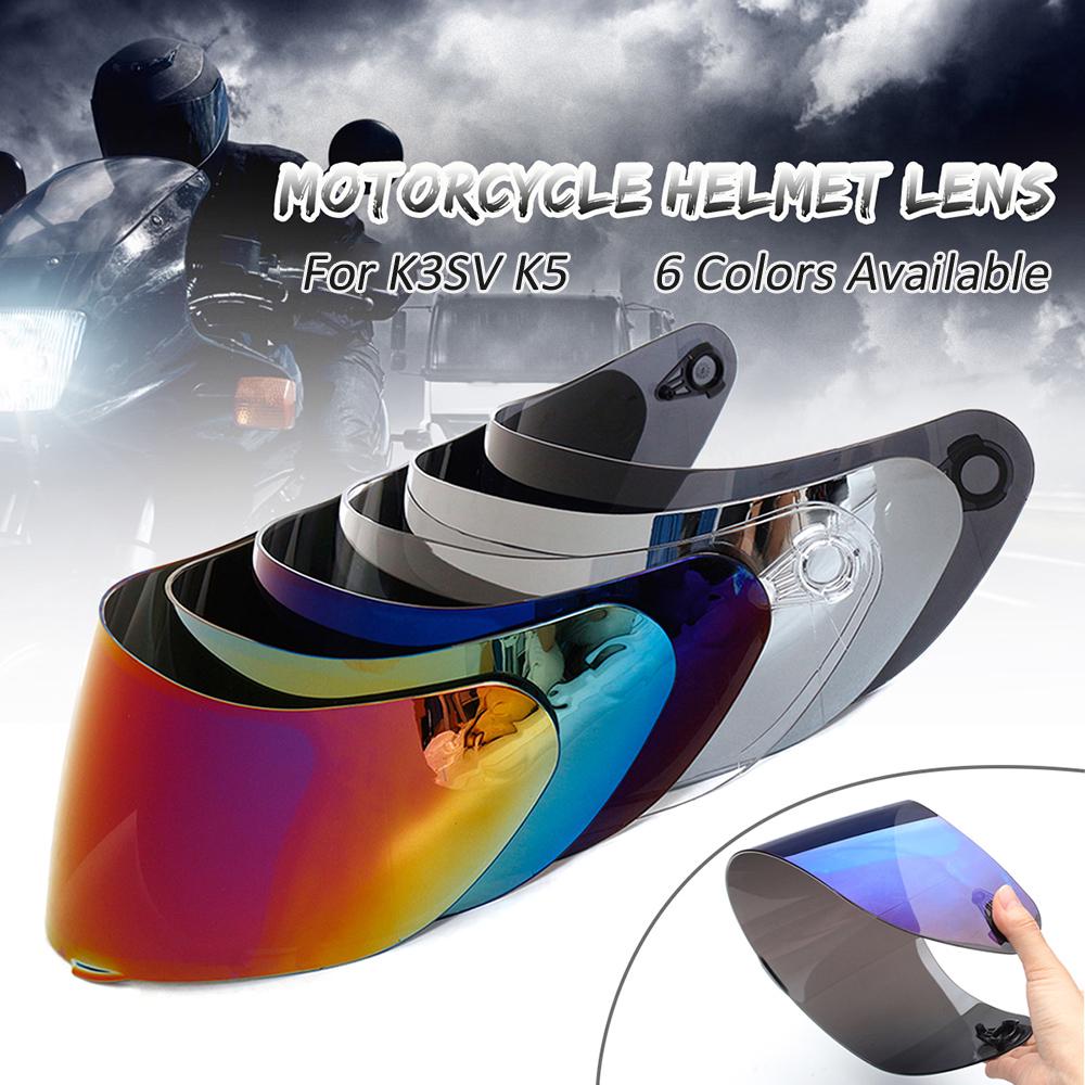 Мотоциклетный ветрозащитный шлем, линза, козырек, подходит для AGV K1 K3SV K5 серебряный