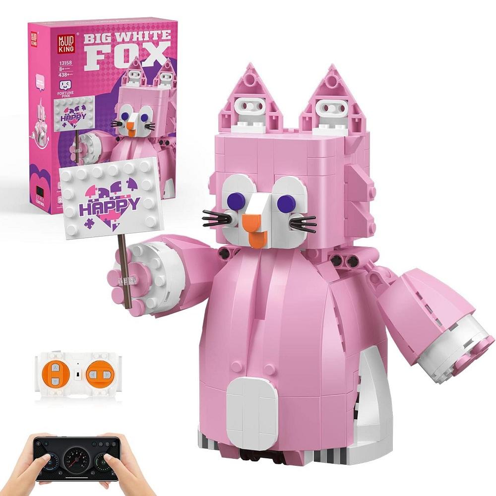 Mold King 13158 13159 Little Fox Machine Power Module Технический радиоуправляемый робот MOC Модель 438 шт. Строительные блоки Кирпичи Игрушки Рождественский подарок для детей