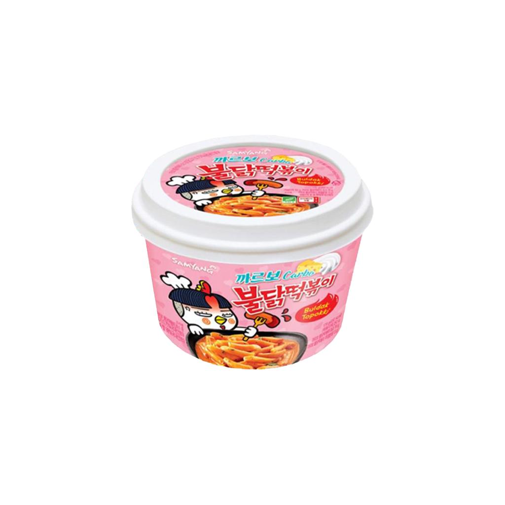 Samyang Carbo Hot Chicken Flavor Tteokbokki в чашке 179 г (5 вариантов) #1PCS