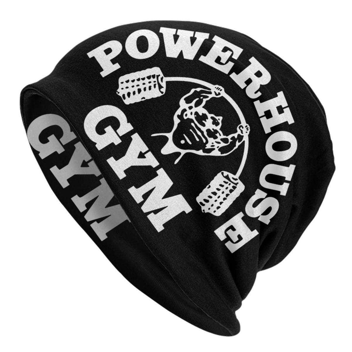 Powerhouse Gym Skullies шапочки шапки для унисекс женщин унисекс зимняя теплая вязаная шапка для взрослых Бодибилдинг Фитнес Мышцы Капот Шапки One Size