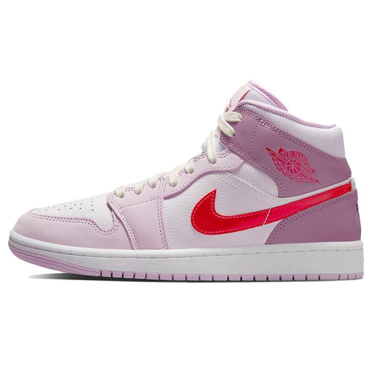 Женские кроссовки Air Jordan 1 Mid Valentines Day Purple Iris-Whisper Amethyst-Wave DR0174-500 43