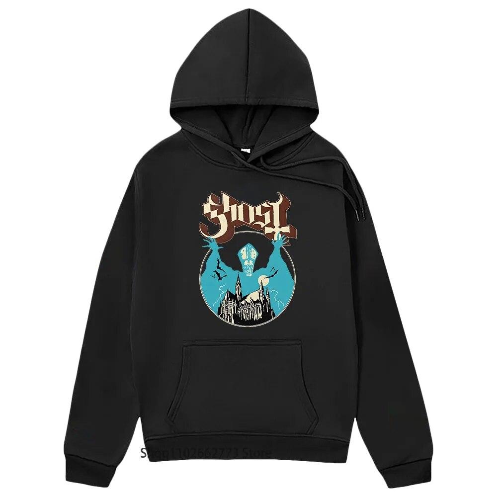 Толстовки с капюшоном Ghost Band Impera Maestro, модная уличная одежда, женская зимняя одежда, топы с длинными рукавами, спортивный костюм Kpop, топы унисекс L