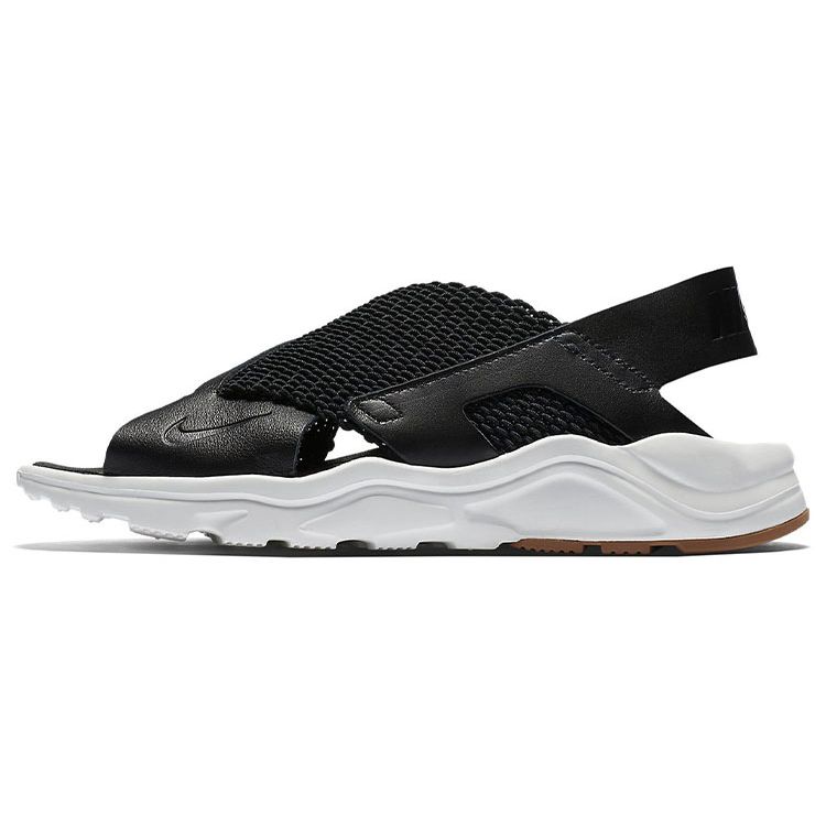 Черные женские кроссовки Nike Air Huarache Ultra Sandal Sail-Gum-Medium-Brown-Black 885118-001 36.5