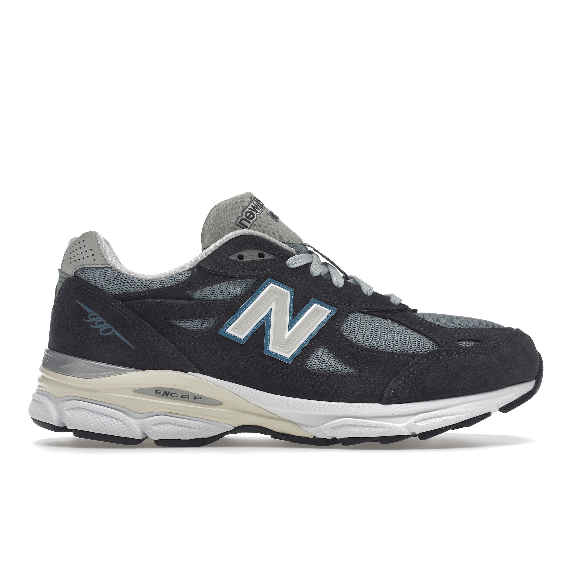 Кроссовки унисекс New Balance Kith x 990v3 Made in USA Steel Blue Серые CL M990KS3 37.5