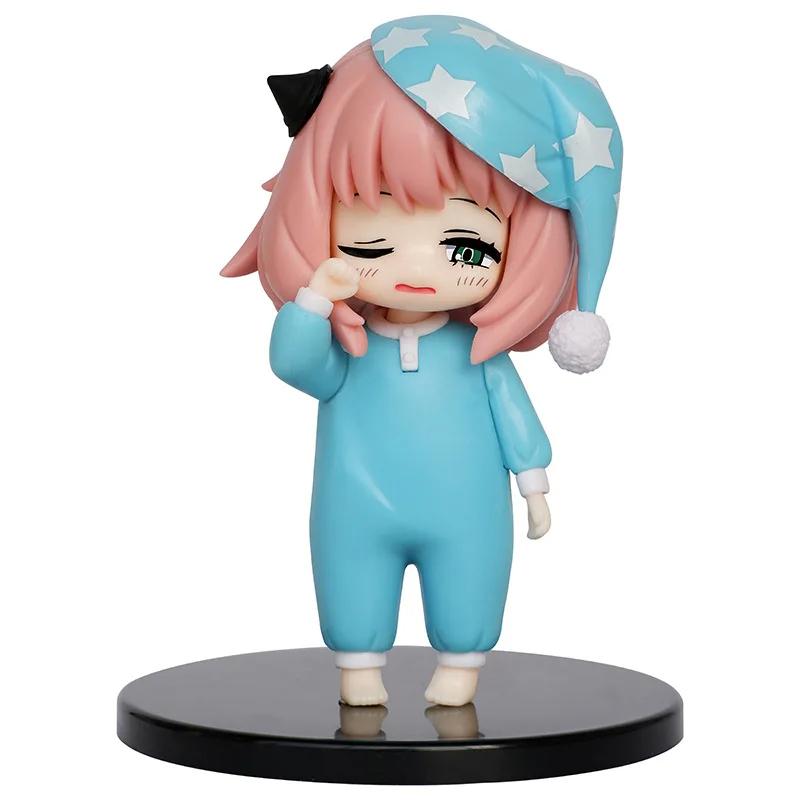 2шт Аня Форгер с ночником Аниме Фигурка Игрушки 14 СМ 2pcs