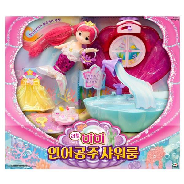 Mimi World Little Mimi Little Mermaid Душевая, Разные цвета, Популярные игрушки для корейских детей