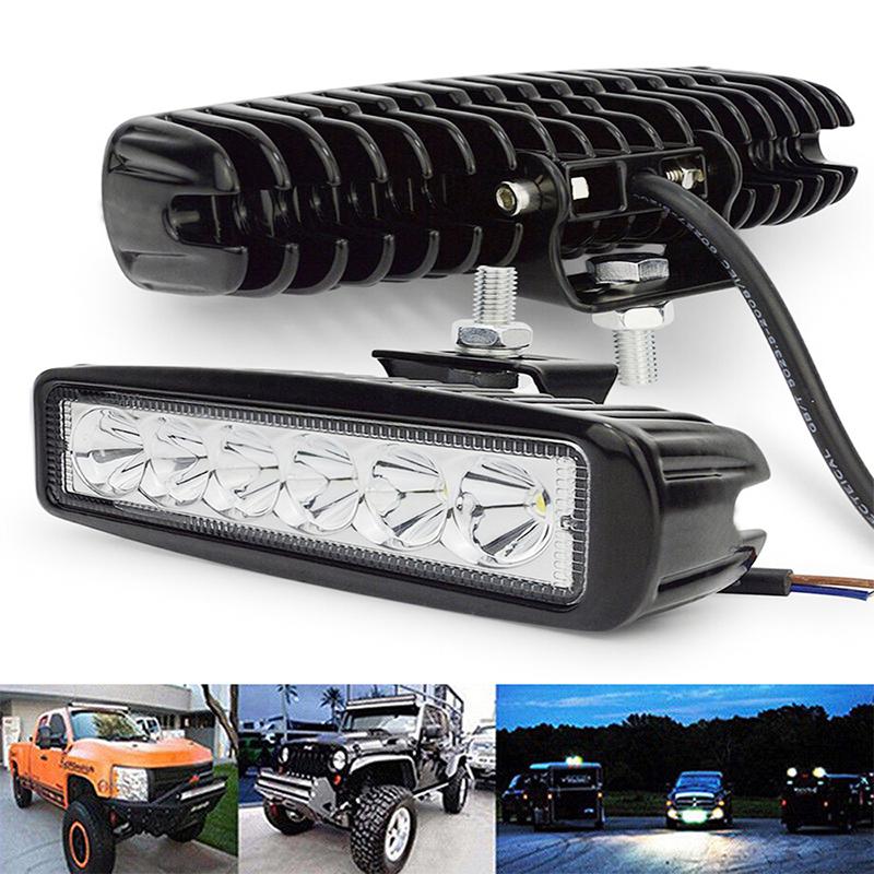 Внешнее освещение  Joom 18W Work Light 6LED Car Light чёрный