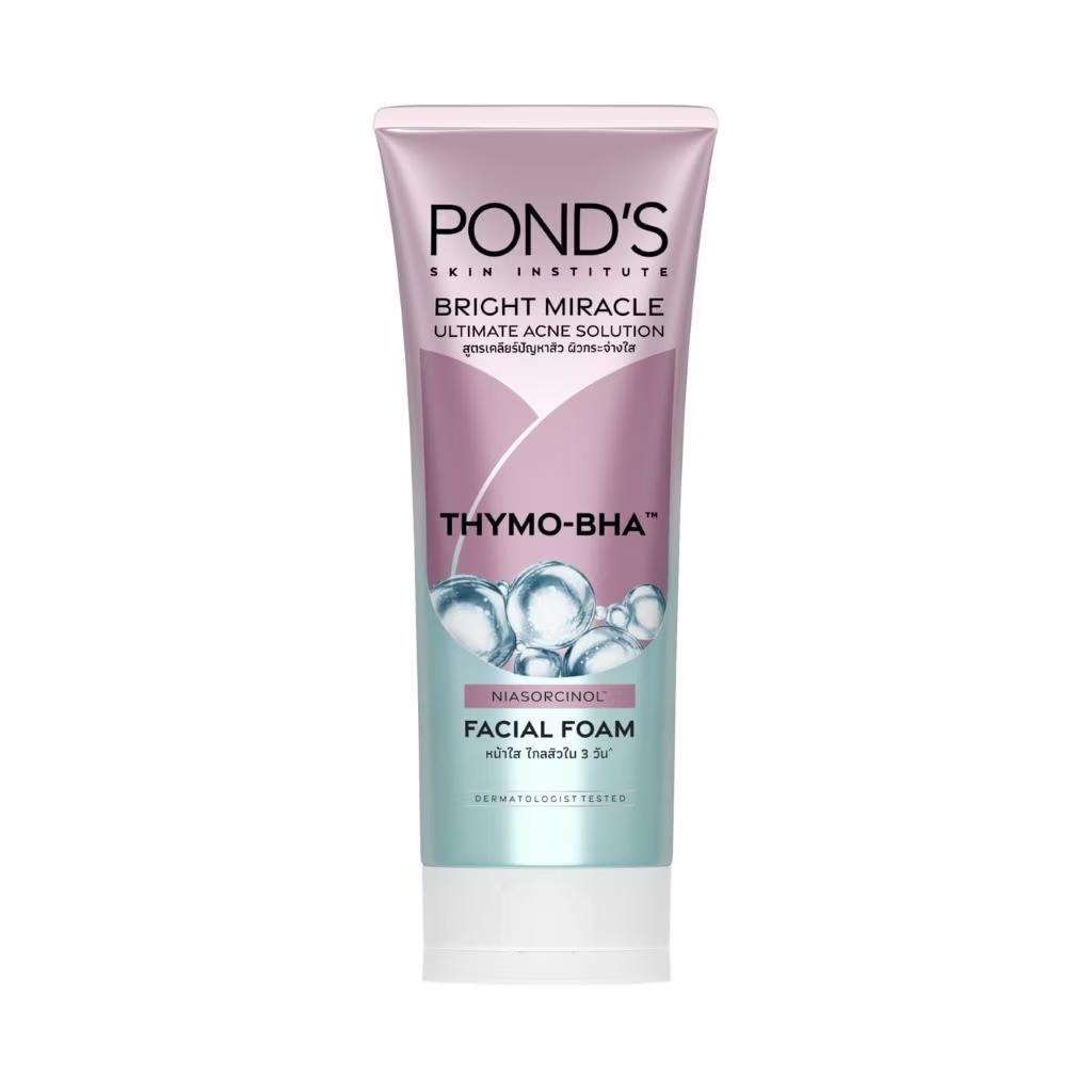 Pond S Bright Miracle Ultimate Acne Solution Пенка для лица THYMO-BHA 90 г. 90 g.