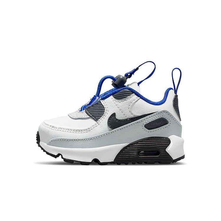 Детские кроссовки Nike Air Max 90 Toggle TD White Grey Fog Platinum, Iron-Grey CV0065-101 22