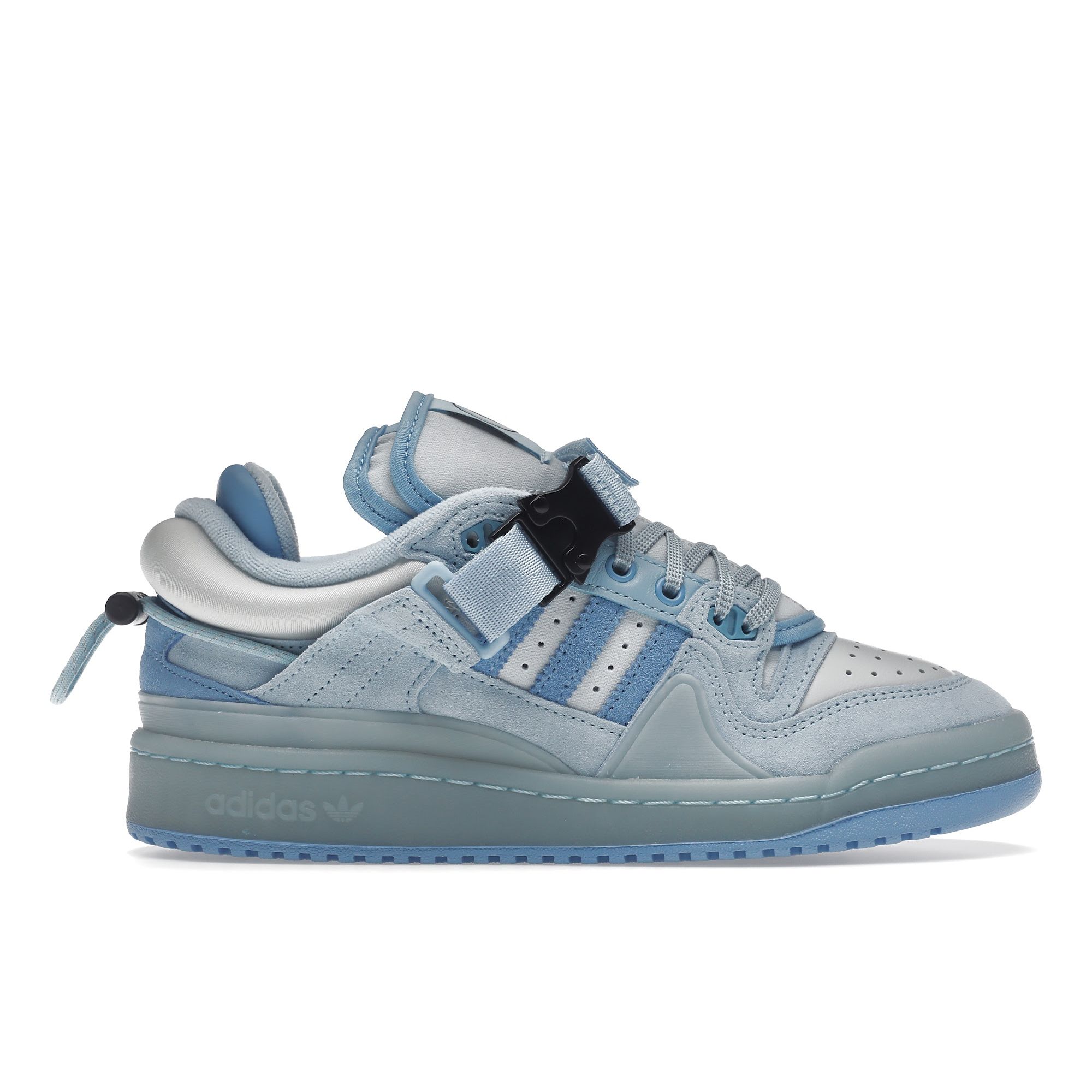 Детские кроссовки adidas Bad Bunny x Forum Buckle Low Big Kid Blue Tint Light-Blue Clear-Blue GY4900 35½