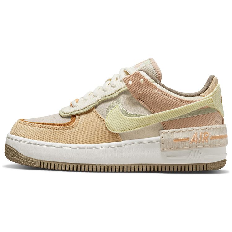 Женские кроссовки Nike Air Force 1 Shadow On The Bright Side кремово-кокосово-розово-оранжевые DQ5075-187 36.5