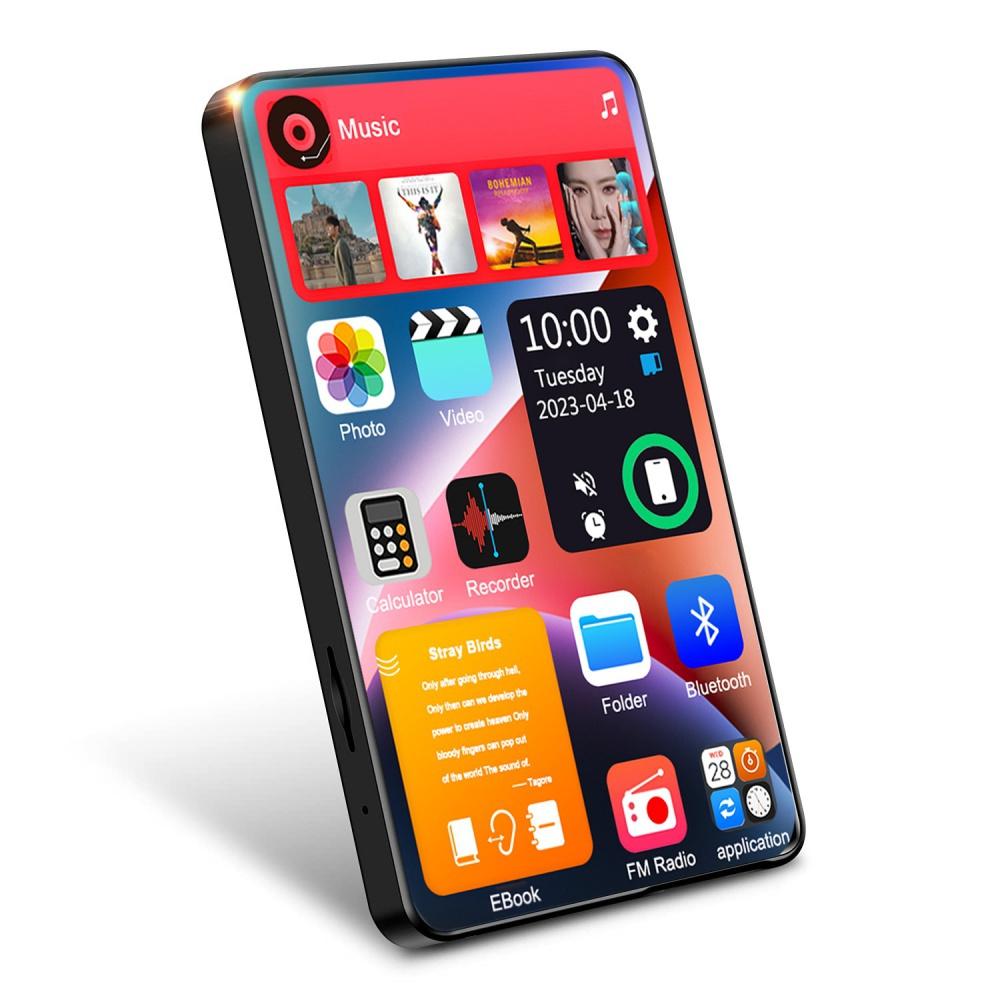 MP3-плееры  Joom 4,0-дюймовый X20 Mp4 полноэкранный Bluetooth-версия портативный портативный музыкальный плеер Mp5 16GB