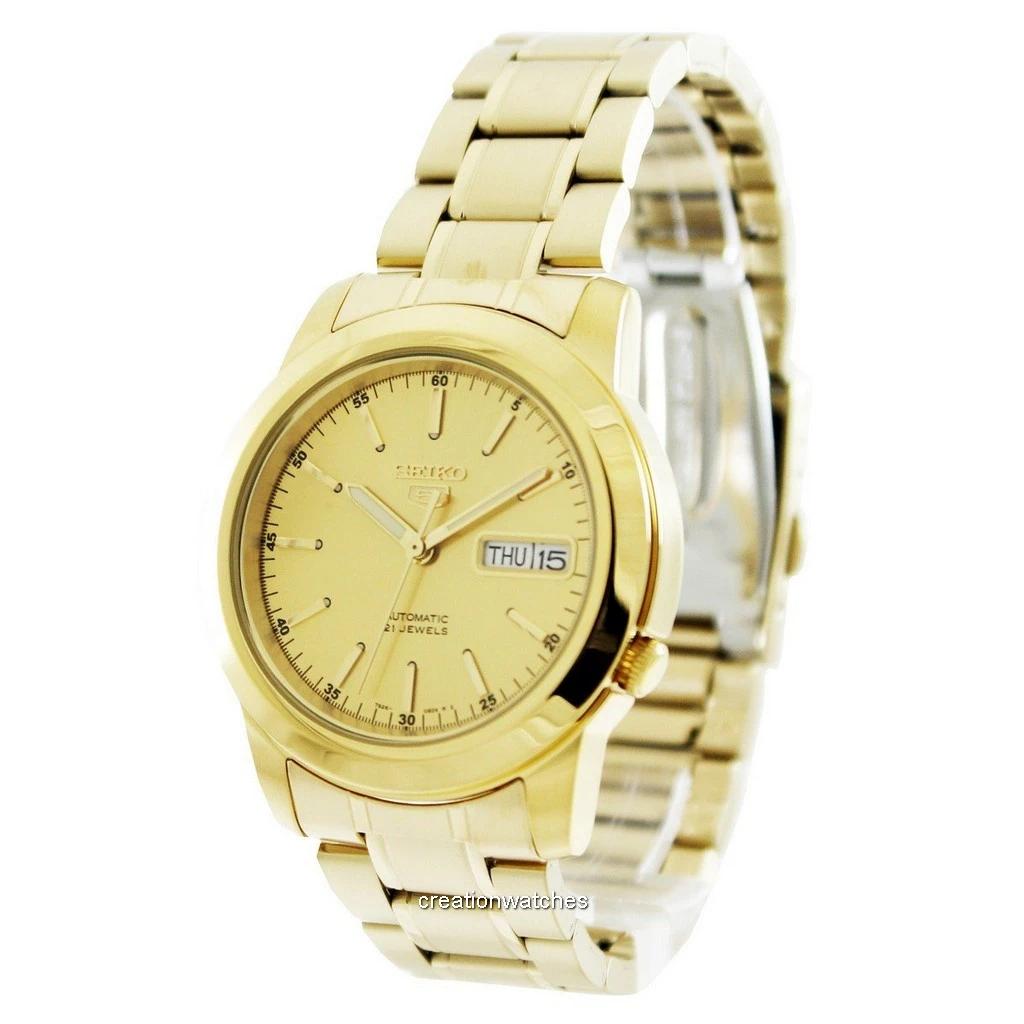 Seiko 5 SNKE56K SNKE56K1 SNKE56 Автоматические мужские часы золотой
