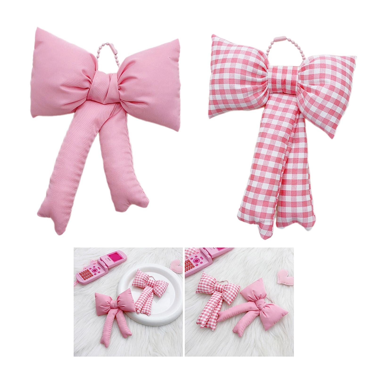 Small and Lightweight Butterfly Pendant keychain Soft Cotton Fabric Accessory for Bag Handbag Adding a Stylish Touch 2