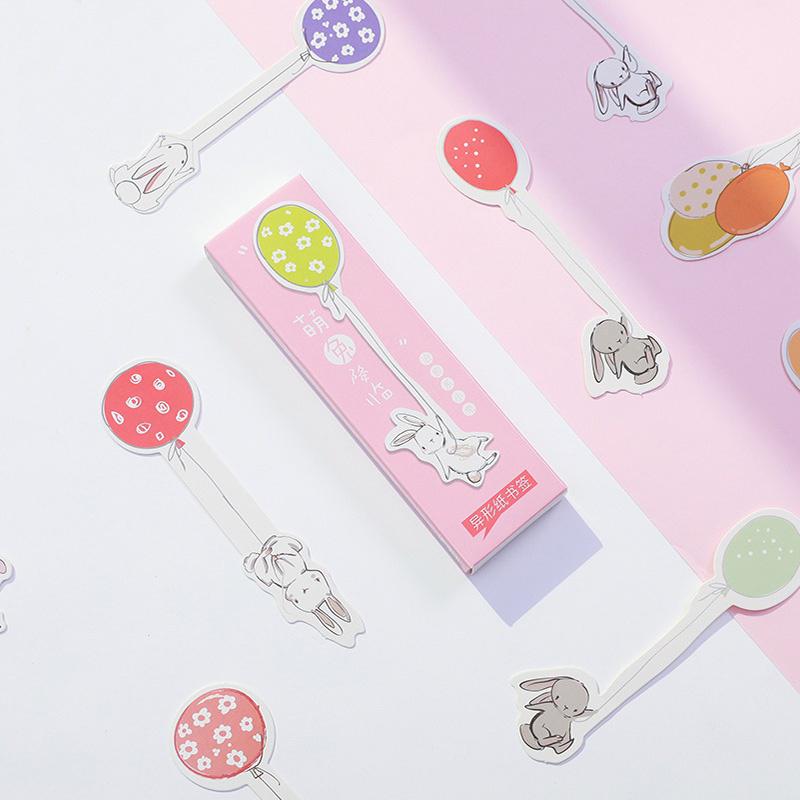 Детские наклейки  Joom DIY Милый Kawaii Кролик Закладка Мультфильм Книжные Маркеры Для Детей Корейские Канцелярские Товары Студент