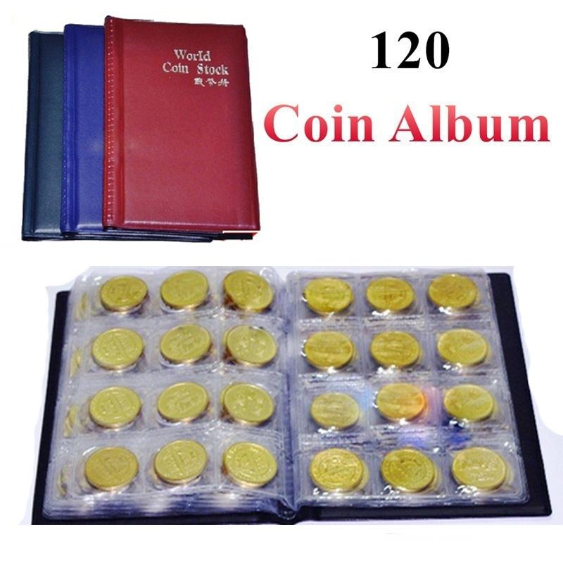 Коллекционирование денег Penny Pockets 120 Держатель для монет Хранение Коллекция Альбом Книга 120pcs