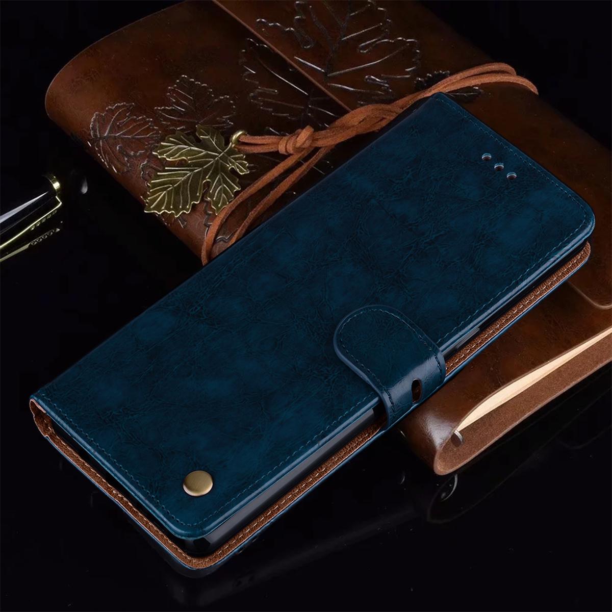 Деловой модный кожаный кошелек чехол для телефона для iPhone samsung huawei Honor xiaomi redmi Redmi Note 8 Pro синий