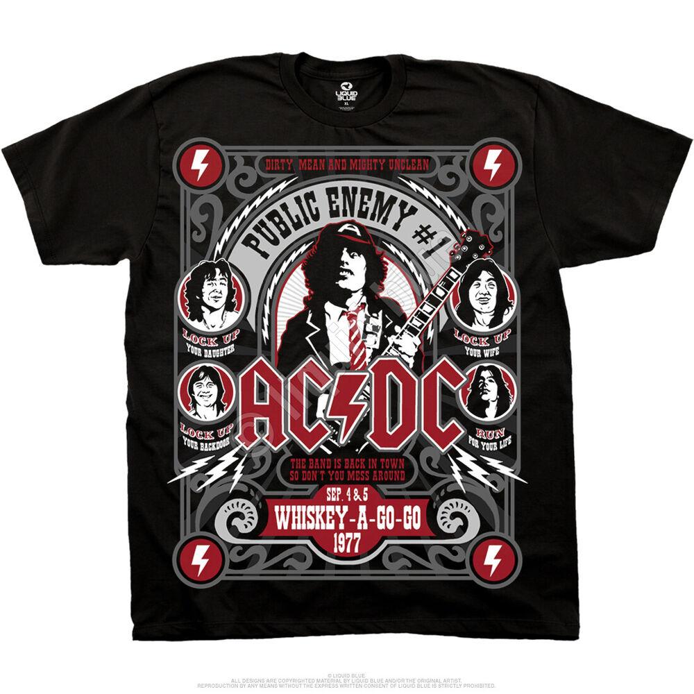 Футболка унисекс Ac Dc Public Enemy Hells Bells Angus S
