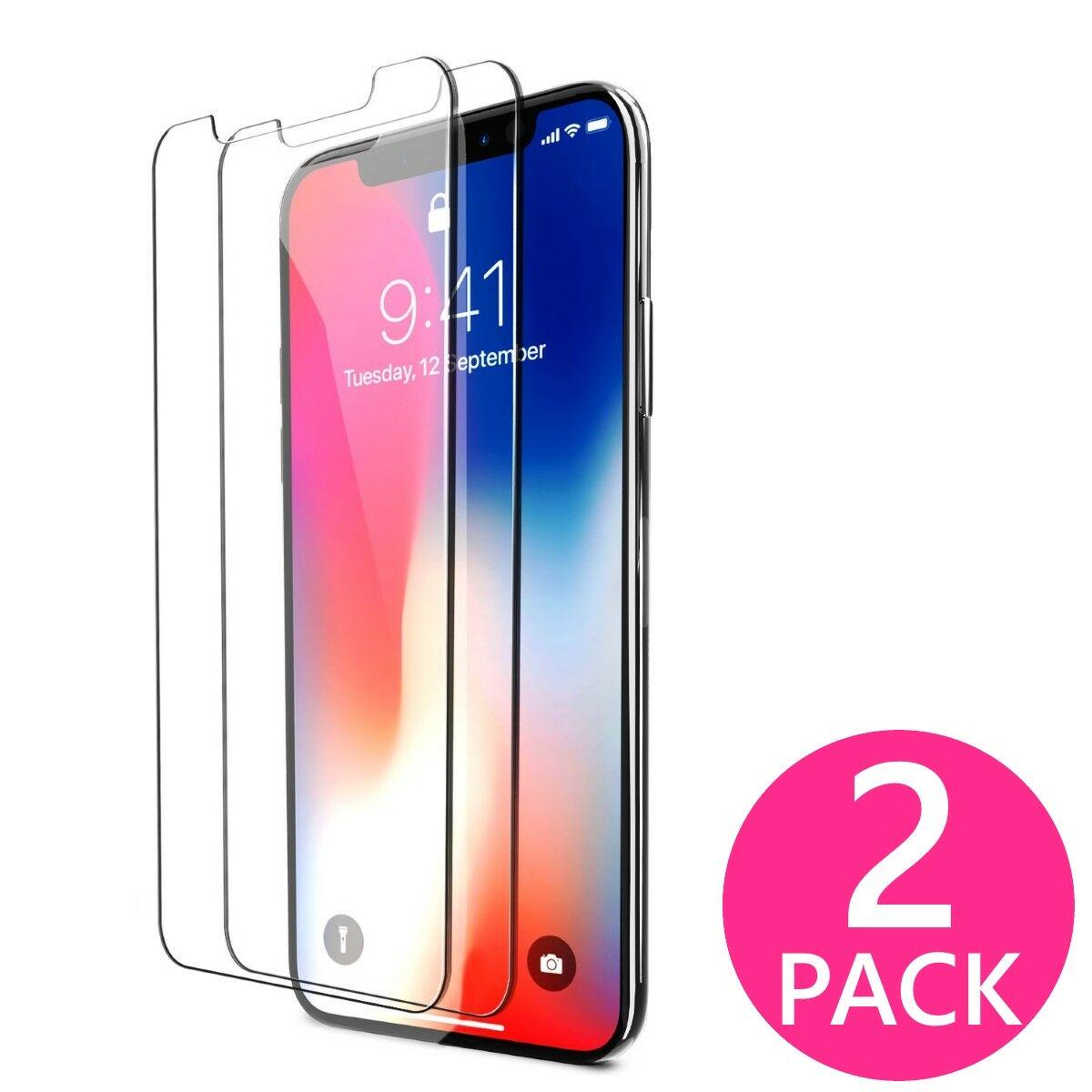  2шт 9H Премиум закаленное стекло Защитная пленка для экрана для iPhone Samsung Huawei Xiaomi Redmi 9A iPhone SE прозрачный
