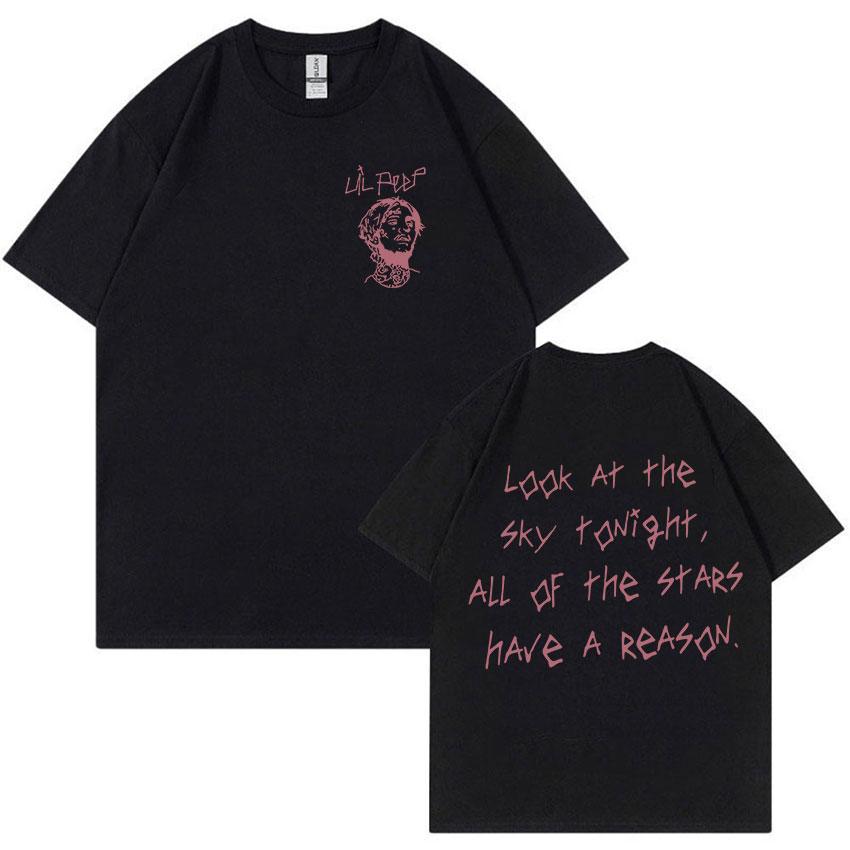 Футболка с надписью «Rapper Lil Peep Tour Concert Graphic», модная хлопковая футболка с коротким рукавом, унисекс, хип-хоп, свободные футболки, уличная одежда L