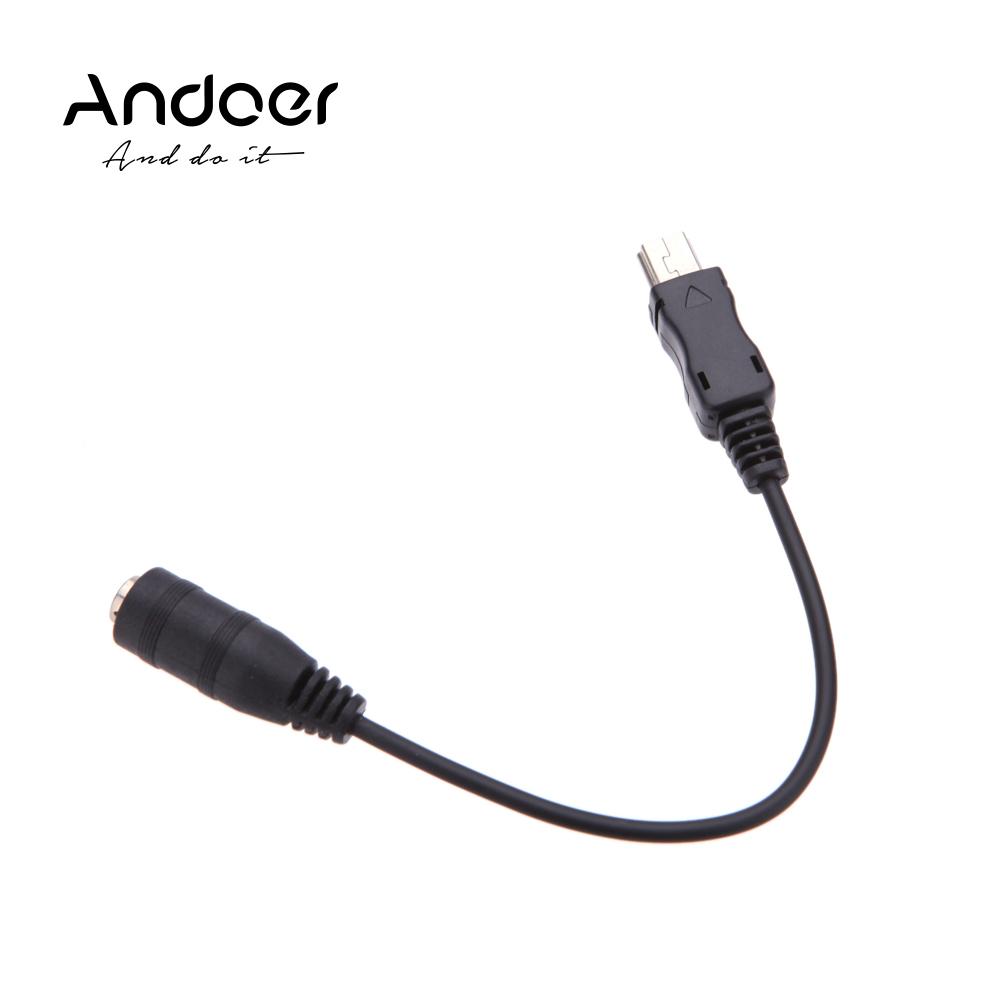 Кабель-адаптер для микрофона Mini USB-3,5 мм, шнур для камеры Gopro HD Hero 1 2 3 3 + 4