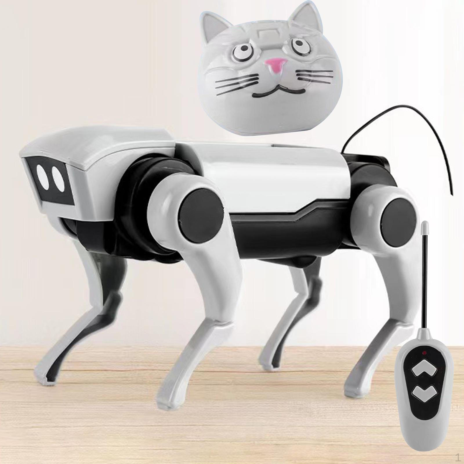 Механический щенок, робот с дистанционным управлением, собака, 3D-головоломка в сборе, электрический робот