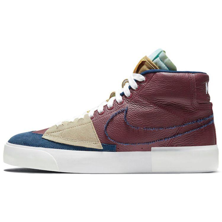 Nike Zoom Blazer Mid Edge SB Team Red Navy Мужские кроссовки Light-Dew Summit-White DA2189-600 43