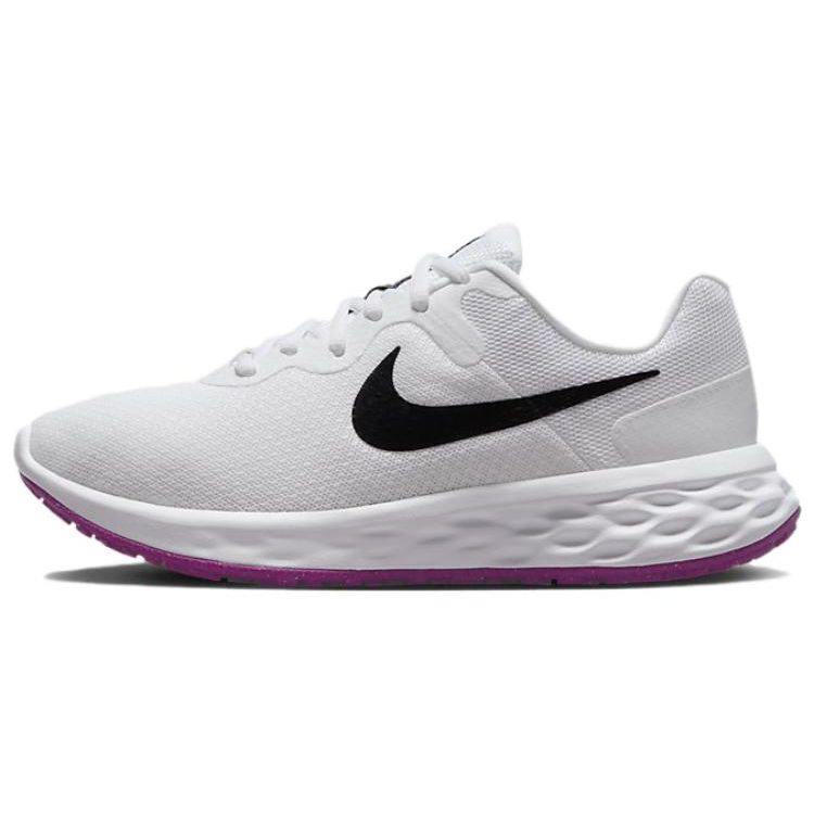 Nike Revolution 6 Next Nature White Vivid Purple Женские кроссовки Vivid-Sulfur Black DC3729-106 36