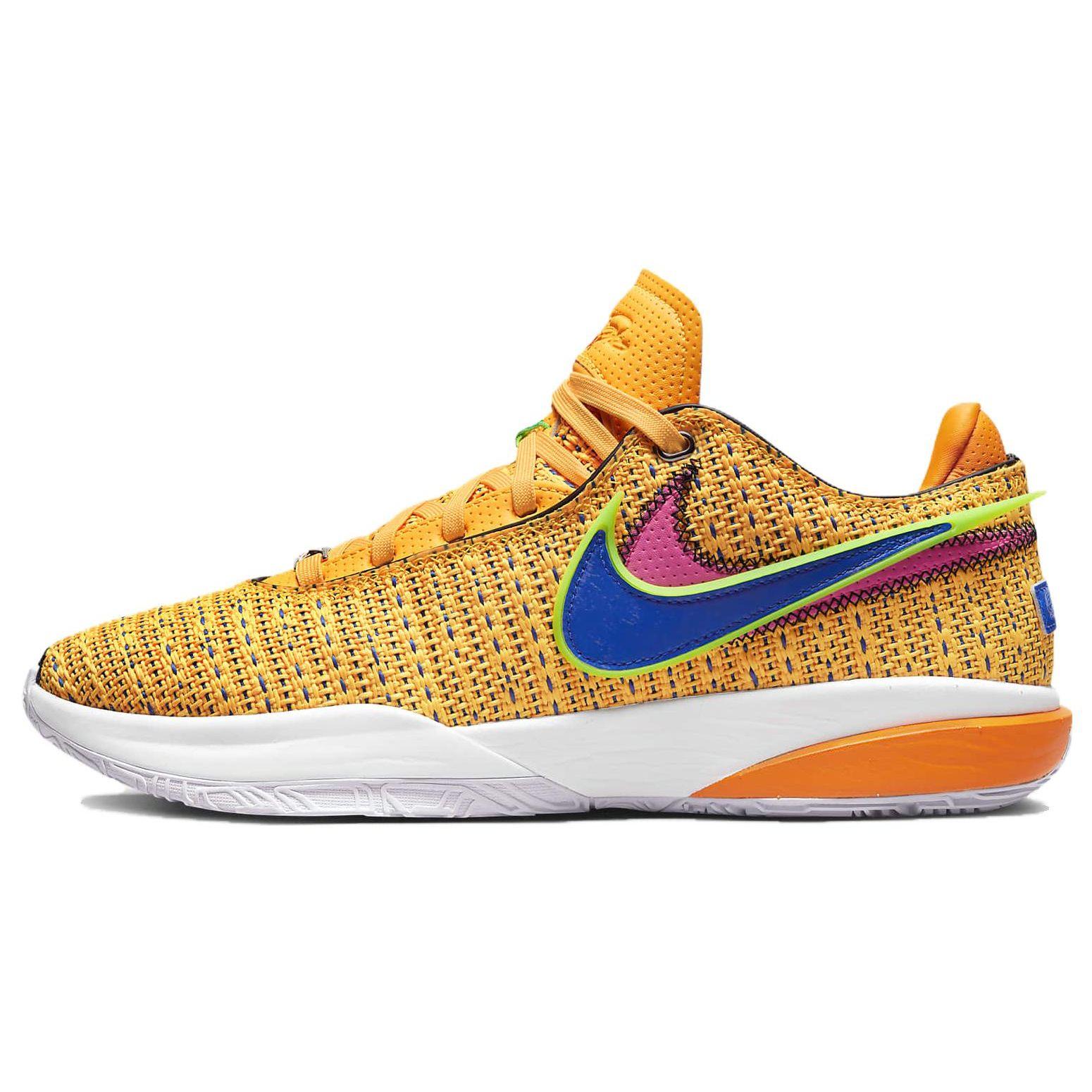 Мужские кроссовки Nike LeBron 20 James Gang Orange Laser-Orange Racer-Blue DJ5423-801 40.5