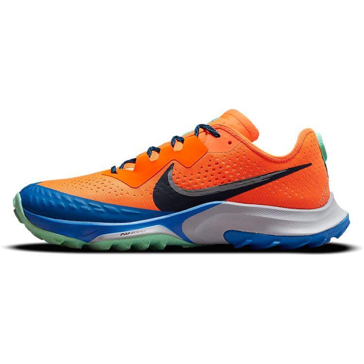 Мужские кроссовки Nike Air Zoom Terra Kiger 7 Total Orange Signal-Blue Wolf-Grey Obsidian CW6062-800 42.5