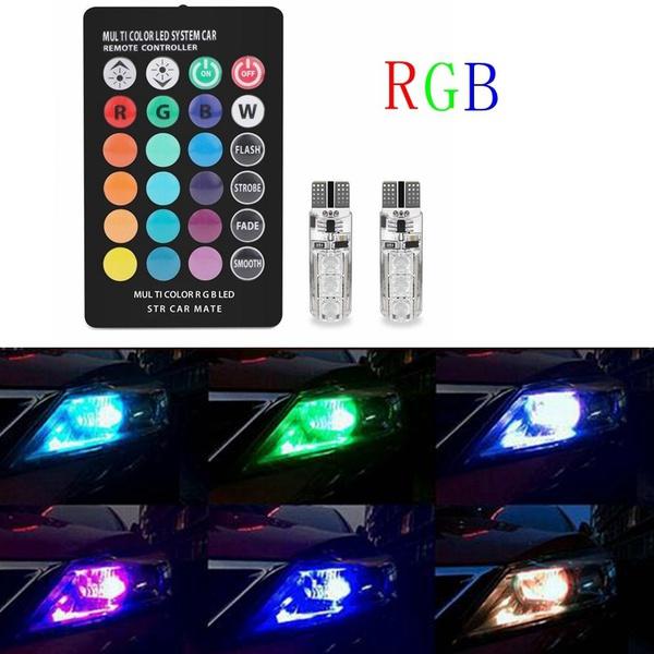   Joom T10 12 SMD 5050 RGB светодиодная автомобильная клиновидная лампа для чтения с дистанционным управлением
