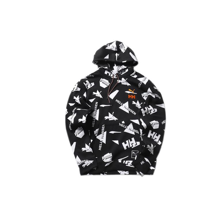 Мужская толстовка с капюшоном Puma x Helly Hansen с полным логотипом, черные 597449-01 S