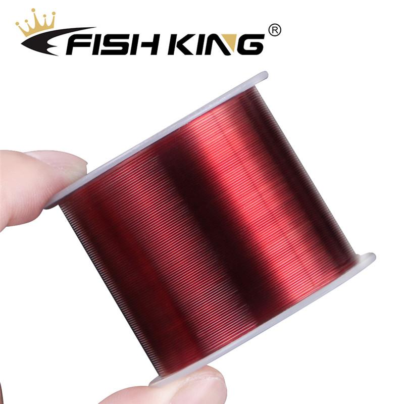 FISH KING нейлоновая леска 120 м 4,13-34,12 фунтов моноволоконная леска, материал лески для снастей для ловли карпа 120m-0.8 белый