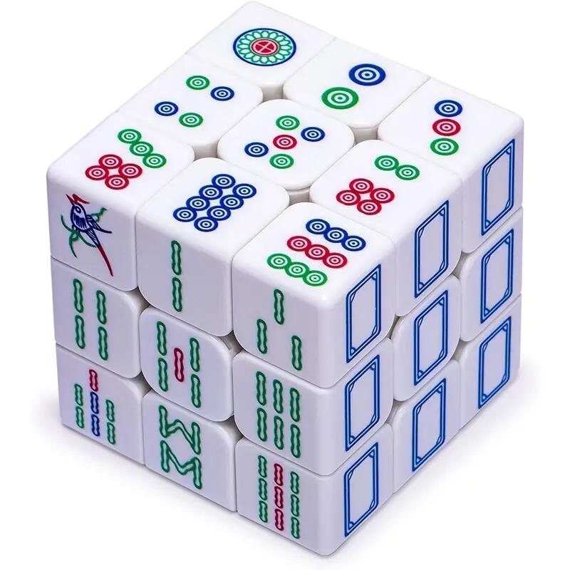 3x3 4x4 5x5 Mahjong Speed ​​Magic Cubes Puzzle Magico Educational Cube Развивающие игрушки для детей и взрослых Цифровой куб Magic Cube