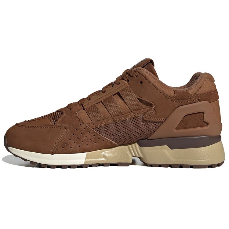 Кроссовки унисекс adidas ZX 10000 Schokohase коричневые дико-коричневые кремово-белые GX7576 41⅓
