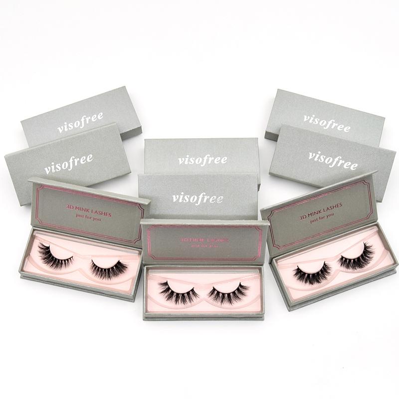 Visofree Lashes 3D норковые ресницы объемные норковые ресницы натуральные черные накладные ресницы 108 109 110