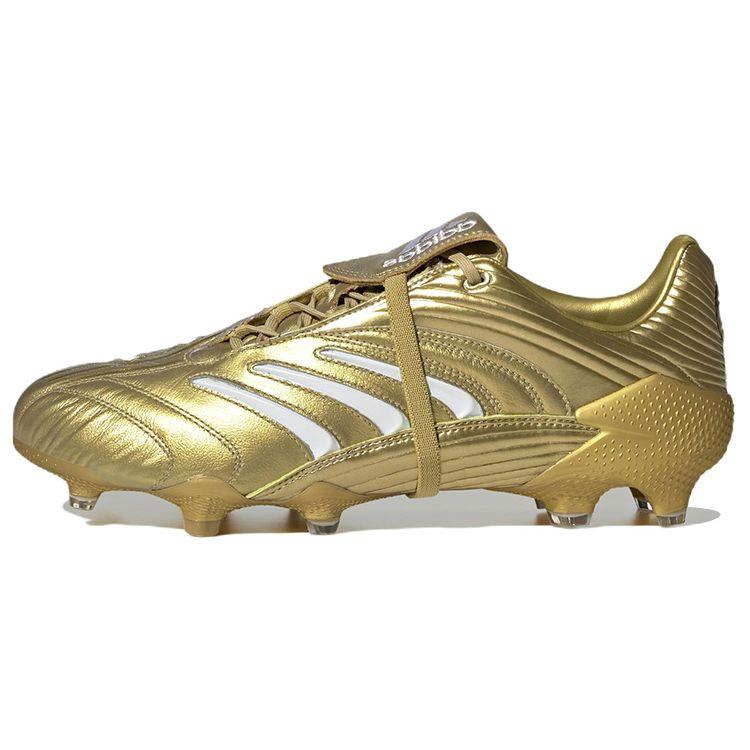 Adidas Predator Absolute FG The Comeback Мужские кроссовки золото-золото-металлик Cloud-White HP9137 41⅓